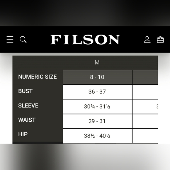 Filson Women's Conway Shirt Size Medium - Picture 3 of 16